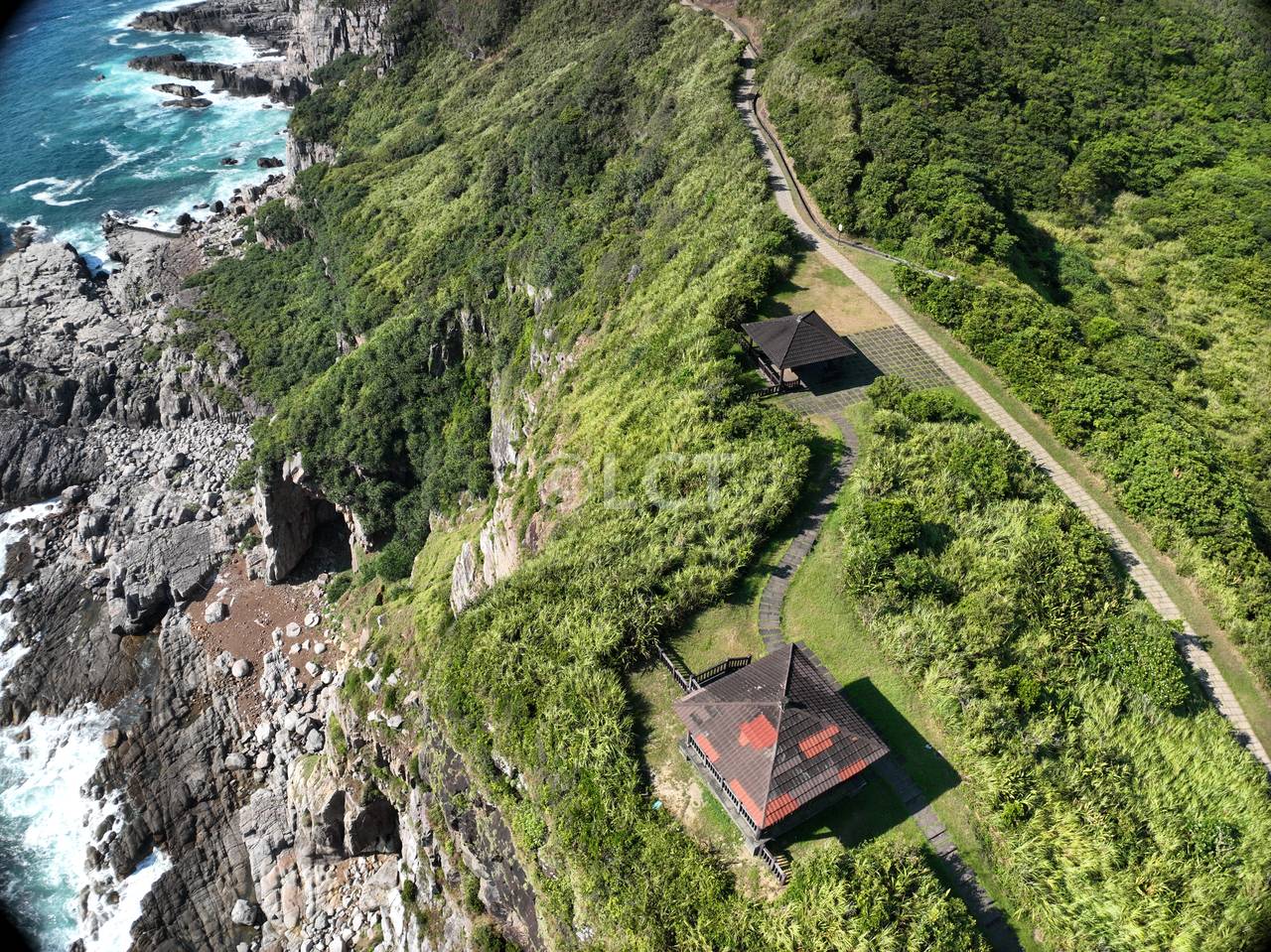 龍洞岩場空拍影像